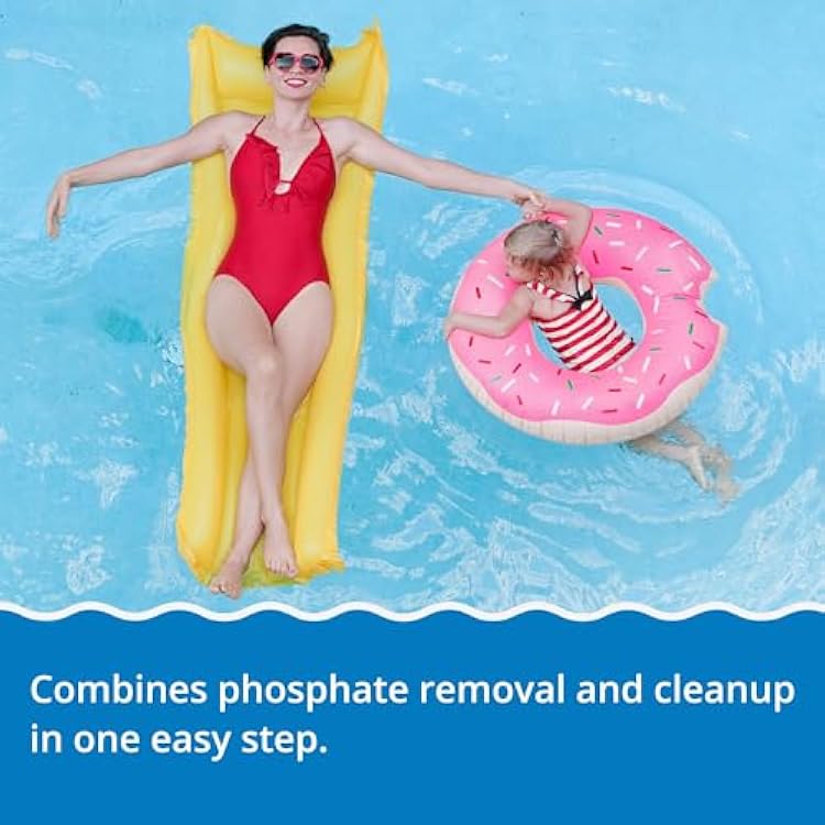 In The Swim Pool Chemistry Balance Kit - 5Lb pH Reducer + 3L Pure Clear No Phos - Controls pH, Removes Phosphates & Keeps Water Crystal Clear