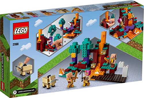 Image of LEGO Minecraft Warped Forest 21168 Toy Blocks|Present|Video Game|Boys|Girls|Ages 8 And Up|Multicolor