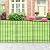 FOREHOGAR Metal Garden Fence 30 in H x 16 ft L, Border Fences Panels Animal Barrier for Dogs, No Dig Garden Fencing for Yard Patio Flower Bed Lawn Outdoor, 8 Panels + 9 Stakes Black