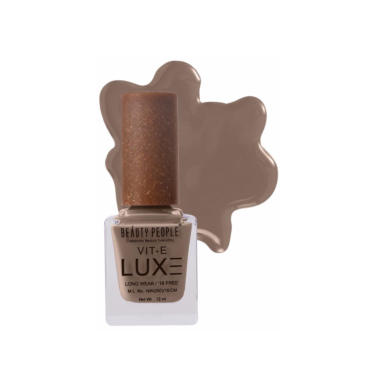 Beauty People Luxe Premium Nail Polish Viral Red | Glossy Finish & Long Lasting Nail Paint| Quick drying Nail Polish | Chemical Free | Perfect Nail Polish for Women (13 ml) (Nude at its Best, Nude at its Best)-image-2