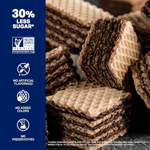 Image of Loacker Quadratini Chocolate Wafer Cookies, 8.82 Ounce
