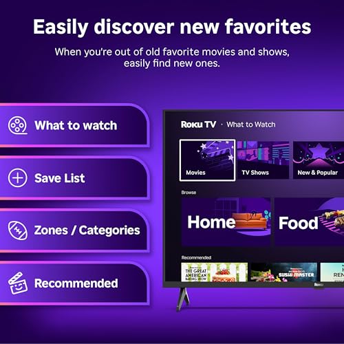 Roku 2025 – 32-Inch Select Series 1080p Full HD LED TV with Voice Remote, Wi-Fi, Black - 5