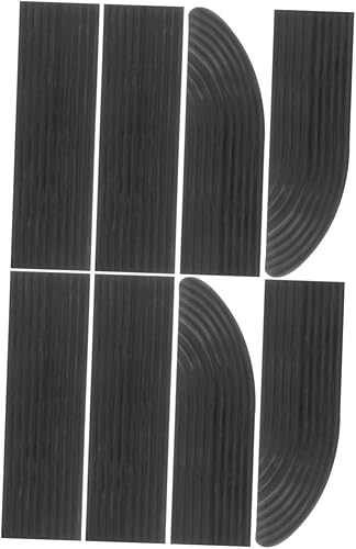 Healifty 2 juegos de alfombras de escalada robot rampa umbral rampas de goma umbral rampa robot limpiador rampa puerta rampa entrada alfombra