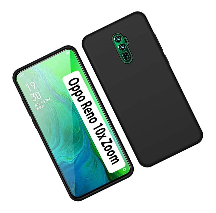 COBERTA Back Cover for Oppo Reno 10x Zoom Back Cover Case - Black Silicon (B0CR6G4JMJ) Amazon Price History, Amazon Price Tracker