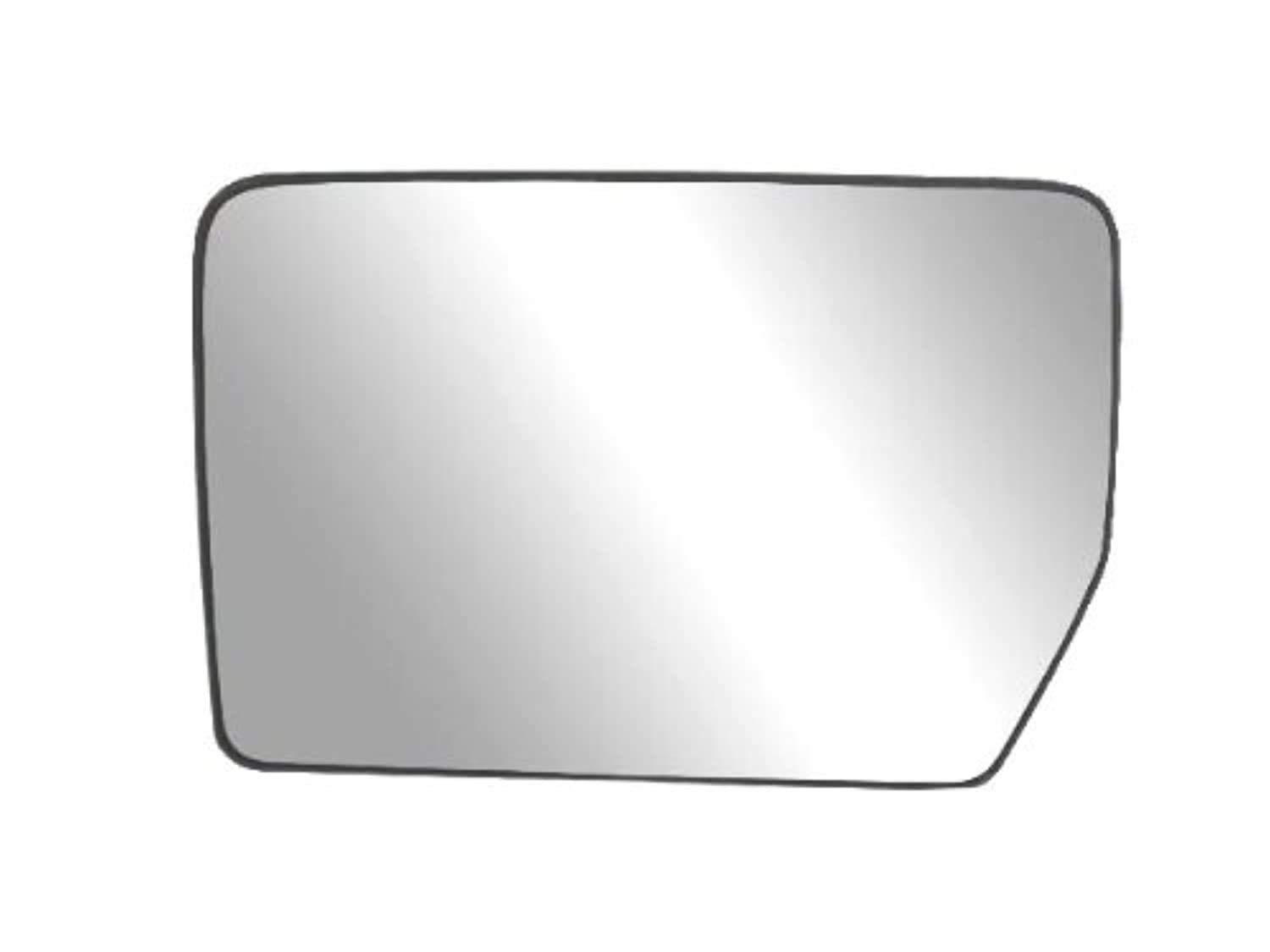 Fit System 33194 Driver Side Heated Mirror Glass w/Backing Plate, Ford F150, Lincoln Mark LT, 6 13/16" x 9 1/8" x 10 1/2" (w/o Blind Spot)