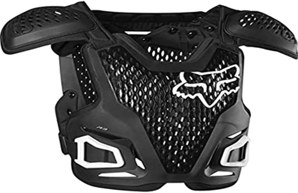 Fox Racing Youth R3 Motocross Dirt Bike Chest Guard, Black, One Size - Image 2