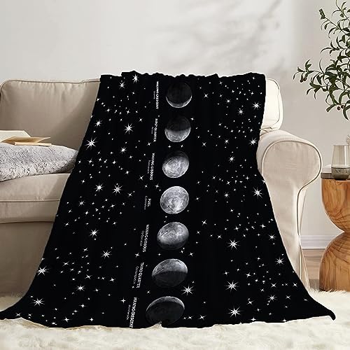Todeyya Lunar Eclipse Moon Phases Baby Blanket Food Blanket Gifts Super Soft Swaddle Toddler Blanket, Newborn, Infant Nursery Blanket for Stroller, Crib 30
