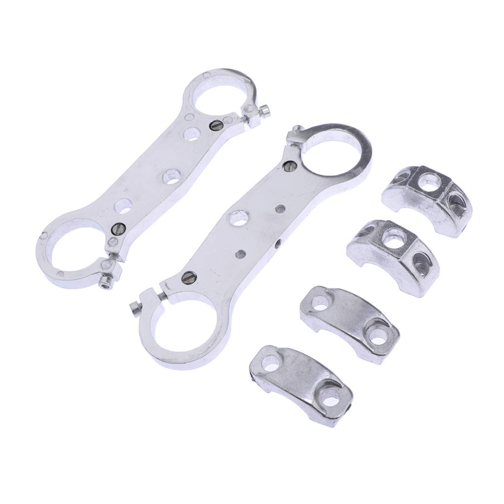 Morsetto forcella anteriore superiore triplo albero sterzo per mini moto da cross 49 cc