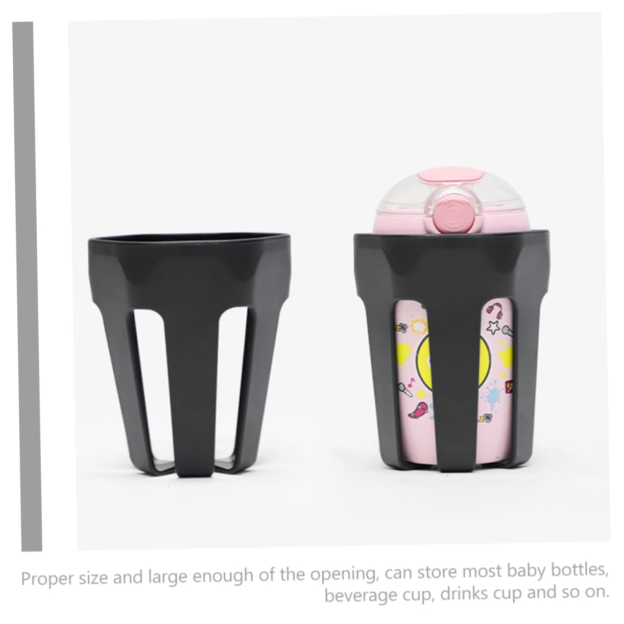 Kisangel Stroller Drink Holder Baby Carriage Cup Holder for Bike Handlebars 1pc