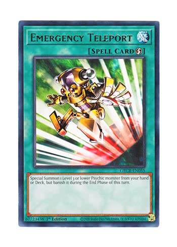 Amazon.co.jp: 遊戯王 英語版 GRCR-EN055 Emergency Teleport