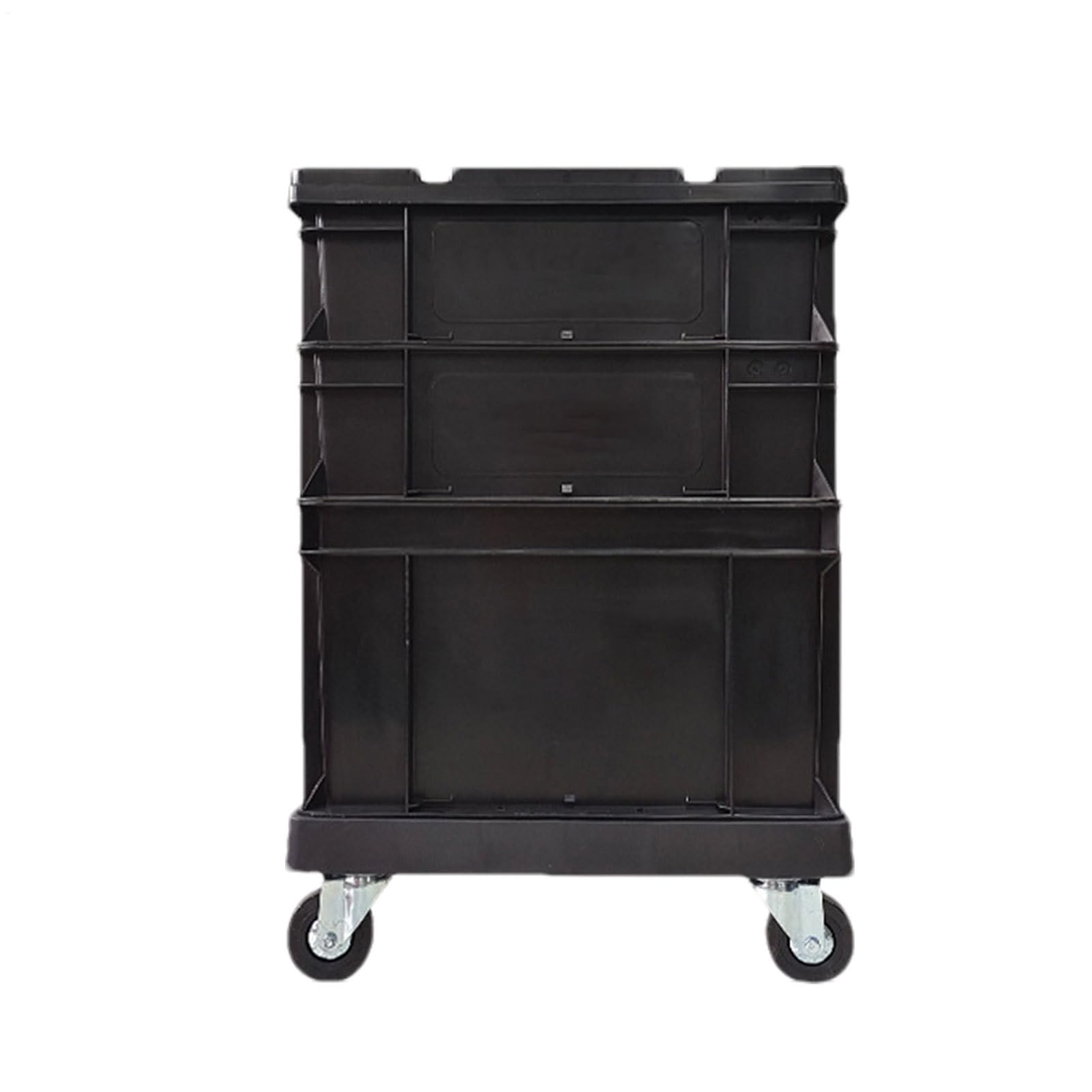 Contenitori Di Archiviazione Impilabili Con Ruote Stile Industriale | Contenitore Mobile Per Deposito E Fioriera per Casa Ufficio Esterno Campeggio Garage Soffitta Trasloco I