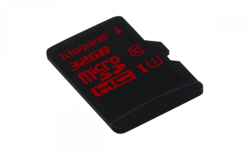Kingston Digital 32GB microSDHC UHS-I Speed Class 3 Flash Memory Card (SDCA3/32GBSP)