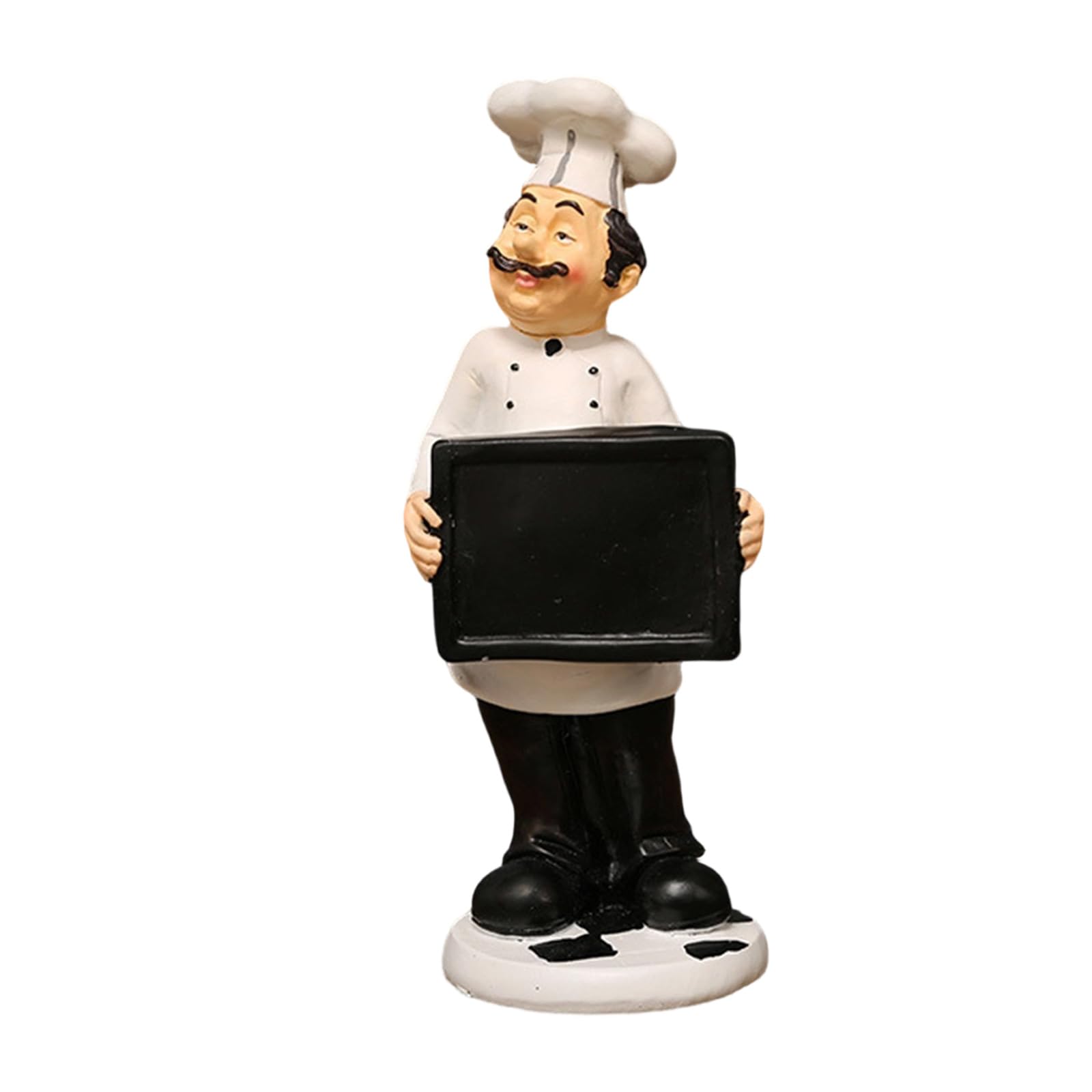 hogtnd Funny Chefs Resin Figurine Chef and Craft Statue for Countertops, Cabinets, Cupboard Decor, Collectible Ornament, Gift, Resin Figurine
