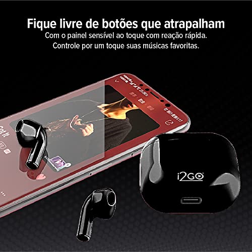 Fone de Ouvido Bluetooth Sem Fio TWS Air Studio Go - i2GO Pro