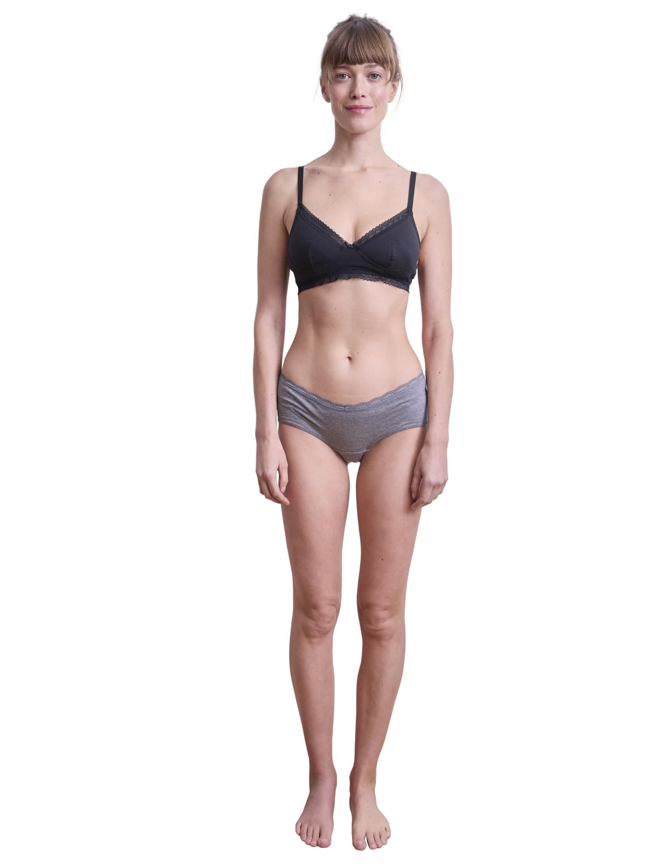 Vertbaudet 2er-Pack Umstands-BHS mit Bio-Baumwolle schwarz 80C
