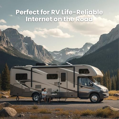 Image of Starlink Mini X Bundle: Satellite Dish + Wireless Router | Portable High-Speed Internet System for RV, Camping & Remote Areas