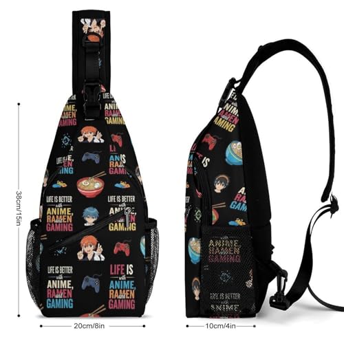 Mochila Casual de Pecho para Hombre SWEET TANG miniatura 2
