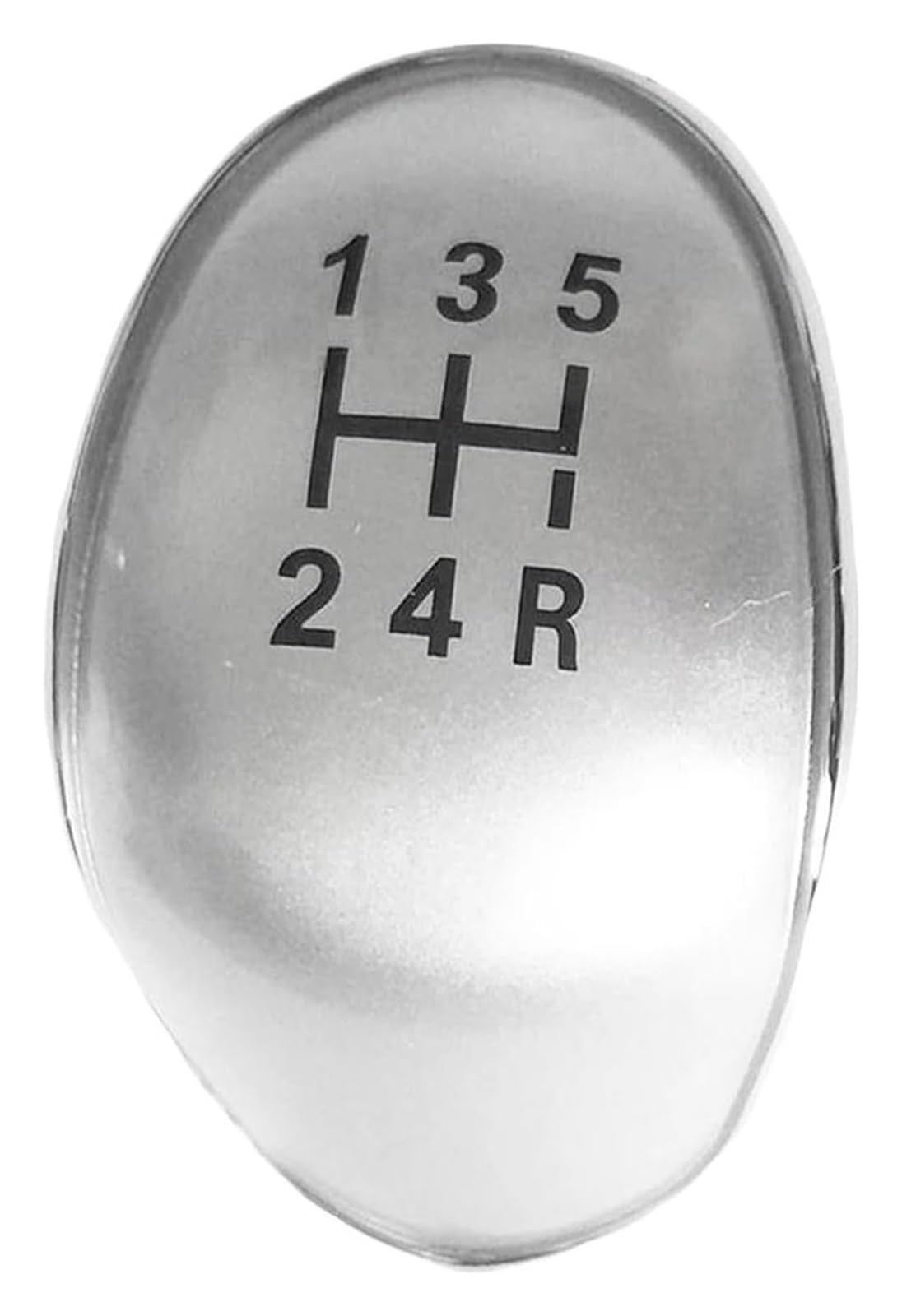 Fncvtm Silver Car Gear Knob For Focus 2 Mk2 Fl Mk3 Mk4 For Fiesta Mk7 For Kuga For C-Max Manual Car Gear Shift Knob Gaiter Boot Case