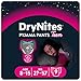 Huggies DryNites saugfähige & diskrete Pants bei Bettnässen, Für Mädchen 8-15 Jahre (27-57 kg), 9 Stück