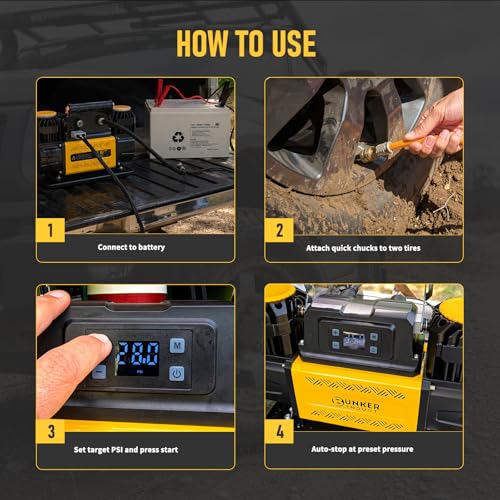 BUNKER INDUST Dual Air Compressor