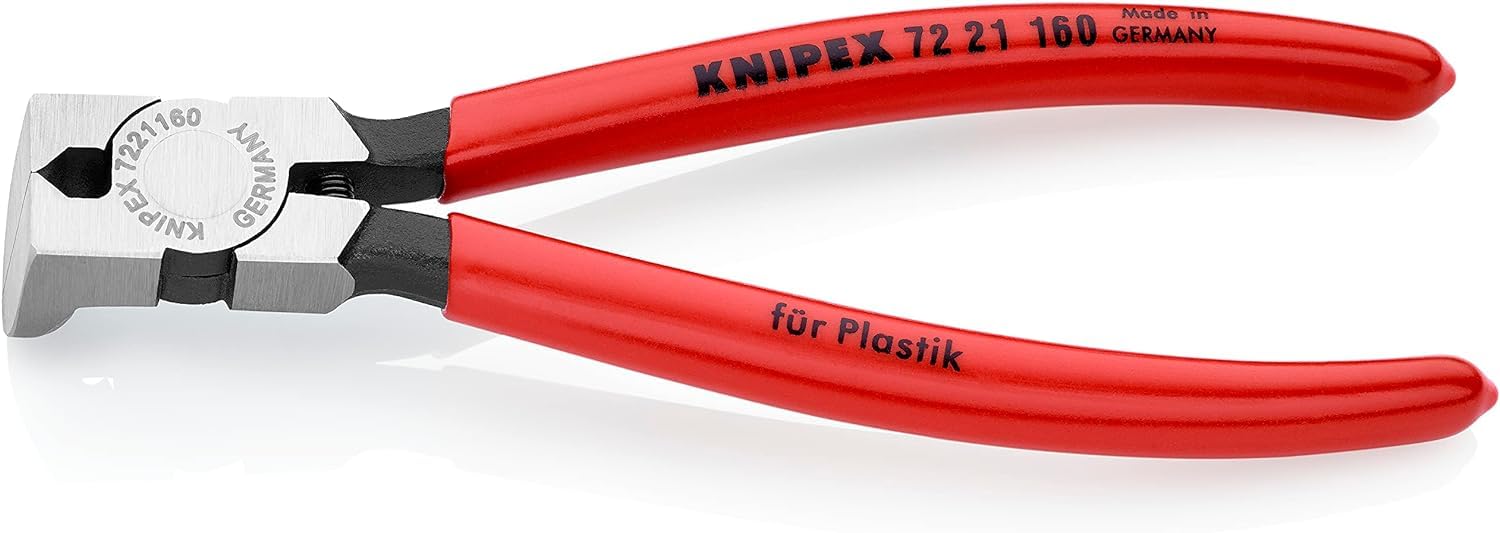 Knipex 7221160 Pliers Diagonal End Side Cutters Plastics 85° Cutting Grips,160mm
