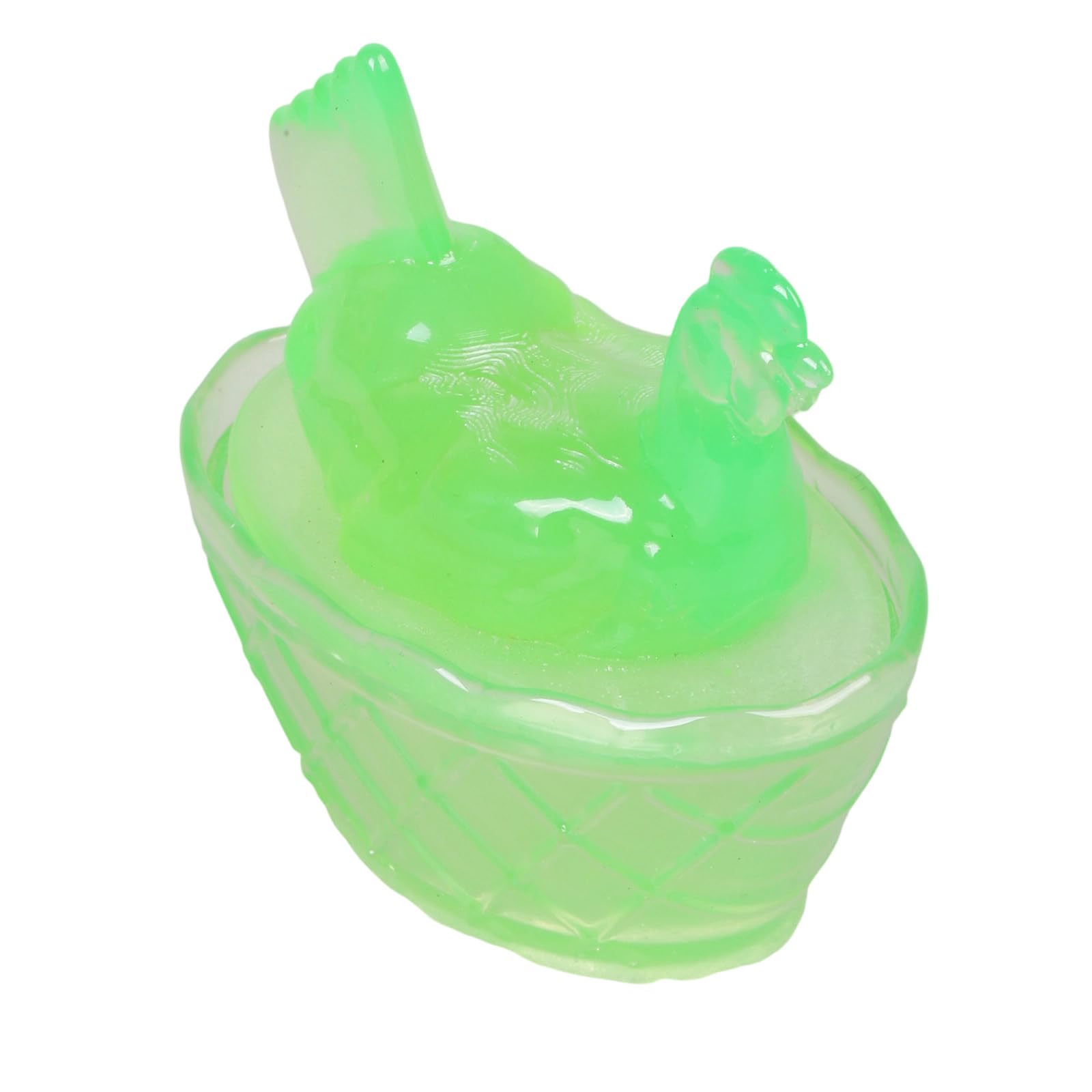 Kaeltsyn Hen on Nest Resin Candy Jar with Lid Dishes Decorative Candys Jars Snacks Bowl Table Decorations for Home Hen