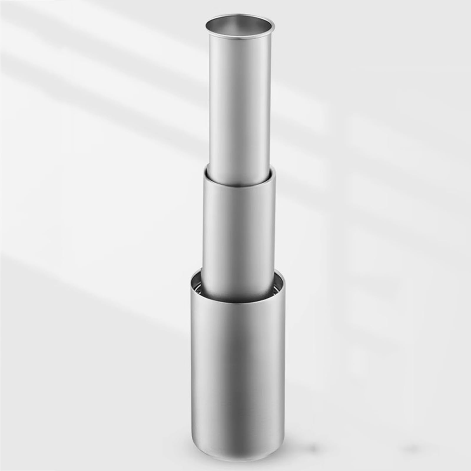 Caffettiera portatile – 360 ml in acciaio inox, metodo di infusione 3 in 1 per campeggio e viaggi, combina French Press, Pourover, Espresso