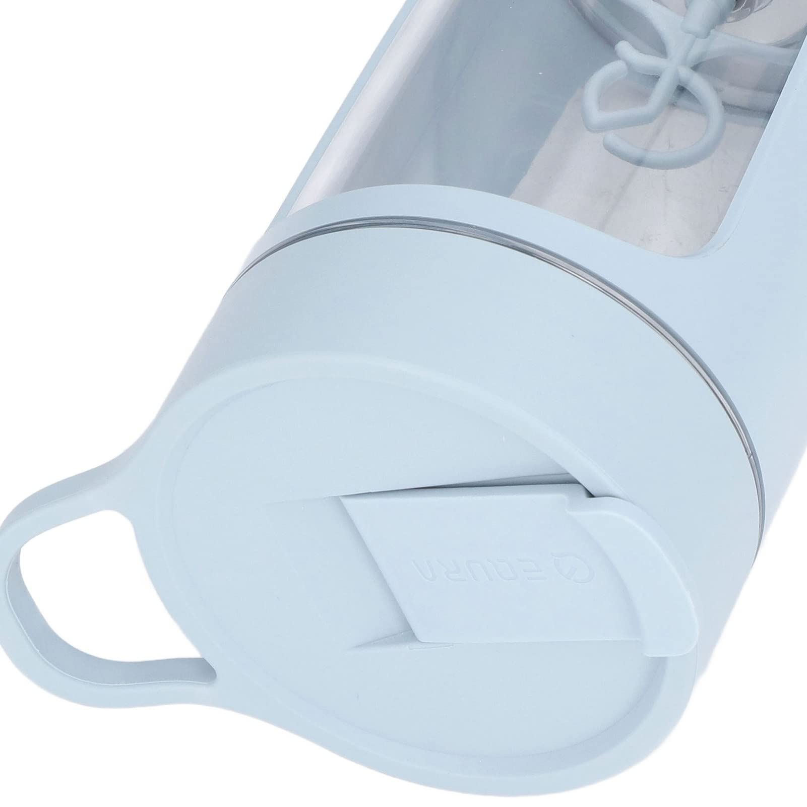 Bouteille shaker électrique 650mL, chargeur USB, Portable, bleu, sans BPA, mélangeur de poudre, tasse pour le bureau et la maison