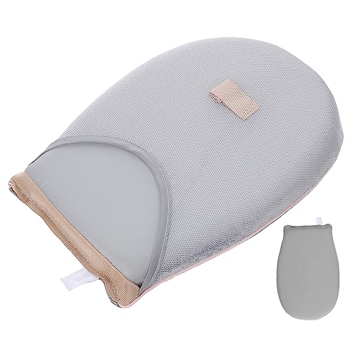 Happyyami Ironing Board Heatproof Mitts Anti Glove Handheld Mini Clothes Portable for Clothes Hand Glove for Clothes Clothing Mitt Sponge Light