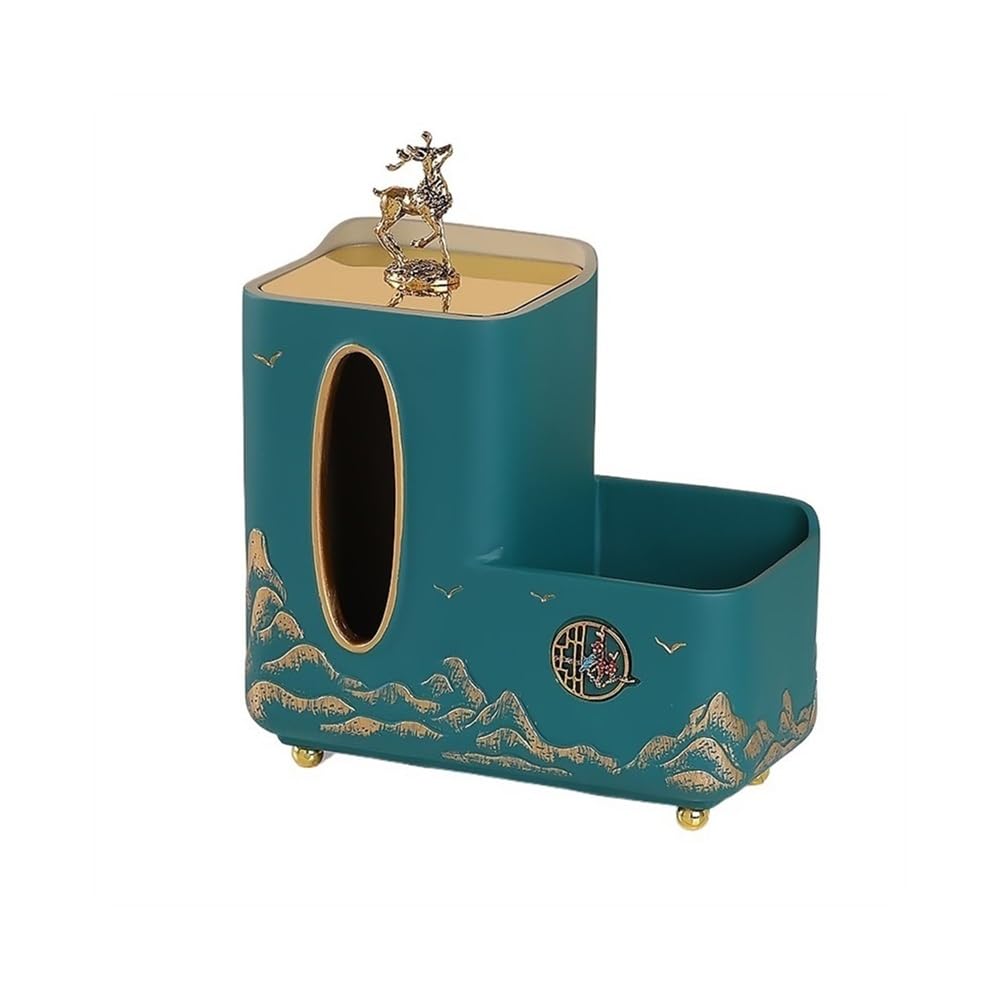 Porta Fazzoletti Copri Scatola for fazzoletti in Resina Cinese, Porta Carta, Ornamenti, tavolino, Organizer for Bagno, Camera da Letto, Ufficio Portafazzoletti