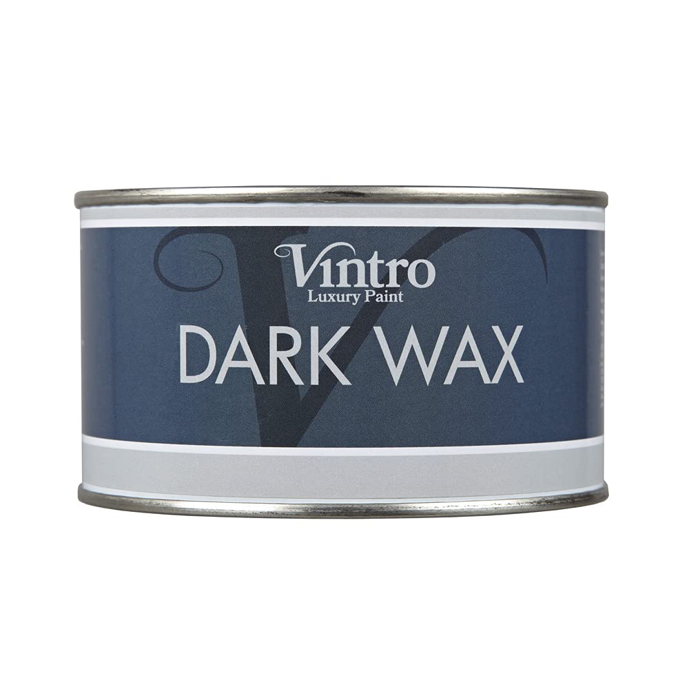 Vintro Wax for Wood, Furniture and Chalk Paint - 400ml (Dark)