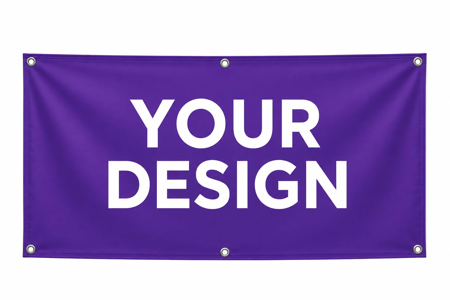 Personalised PVC Vinyl Banner Custom Printed Indoor Outdoor Sign with Hemmed Eyelets with Zip Ties
