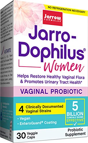 Jarrow Formulas Jarro-Dophilus Women, 5 Billion Cells Per Veggie Capsule, 30 Capsules (Cool Ship, Pack of 3)