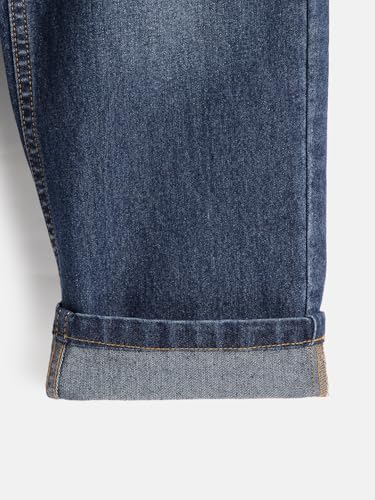Image of Urbano Juniors Boy's Loose Baggy Fit Washed Denim Jeans Stretchable