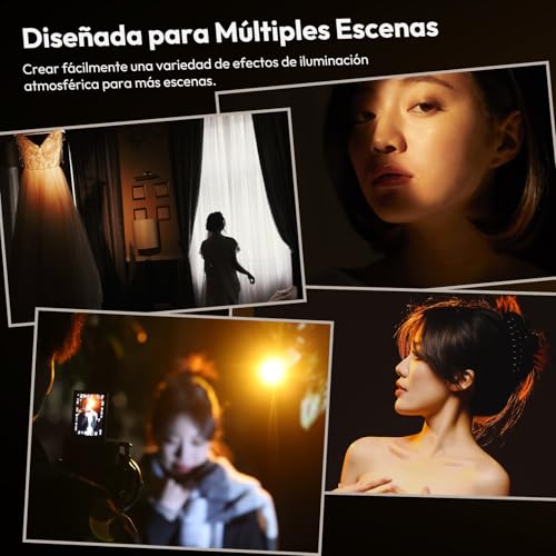 Linterna de Fotografía LED Bicolor Regulable Ulanzi LM07 con Batería 4
