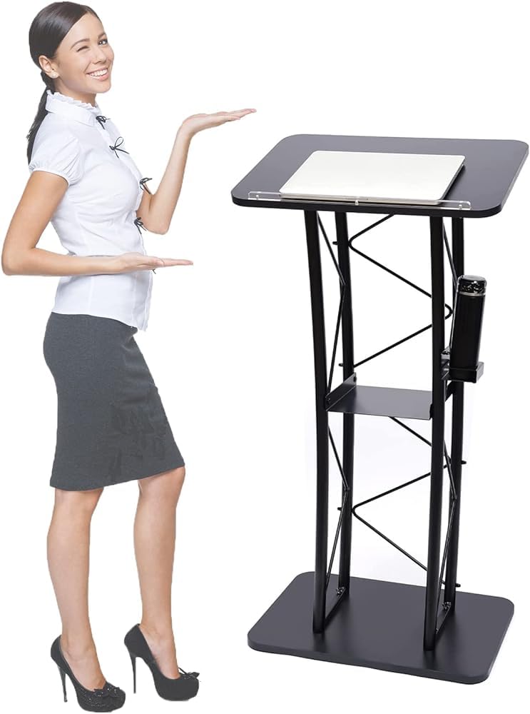 Soporte de metal para púlpito idóneo en eventos y conferencias