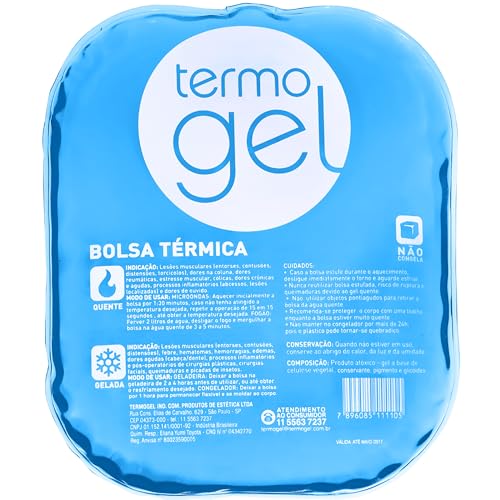 Termogel Bolsa Cristal Grande Azul