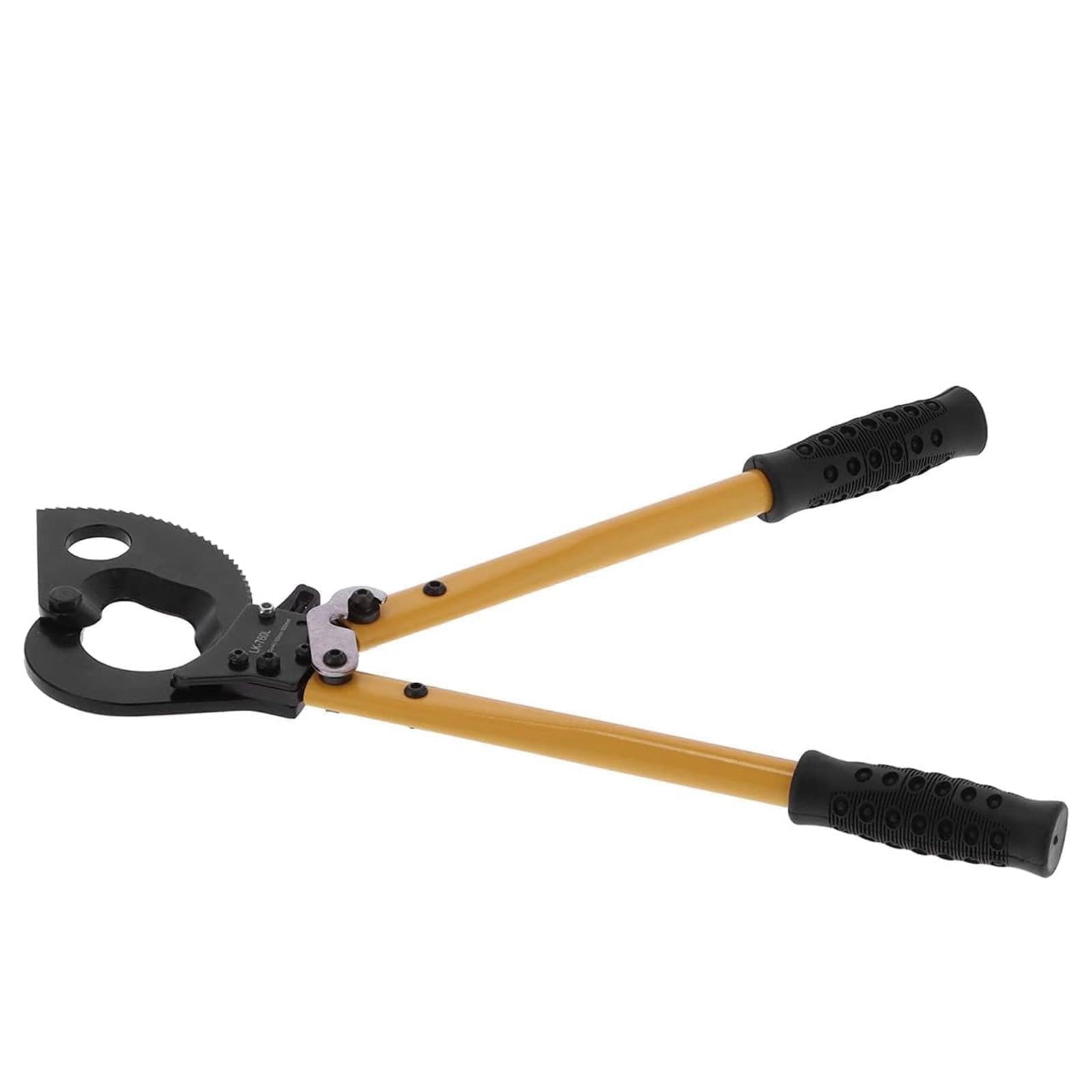 Cortador de cables de trinquete, cortador manual de alta resistencia para cable de aluminio y alambre de varias hebras, corta alambre de acero 45# de hasta 500 mm², mango ergonómico antideslizante