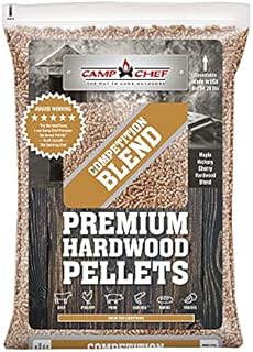 Camp Chef Competition Blend BBQ Pellets, Hardwood Pellets for Grill, Smoke, Bake, Roast, Braise and BBQ, 20 lb. Bag
