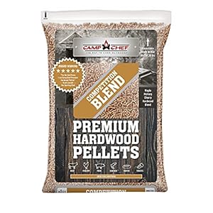 Camp Chef Competition Blend BBQ Pellets, Hardwood Pellets for Grill, Smoke, Bake, Roast, Braise and BBQ, 20 lb. Bag