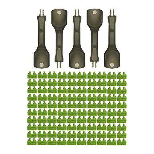 NTW-NL-LCPBK100-GN-Net-Lock-Locking-LC-PortDust-Blocker-with-Black-Removal-Tool-green-100-5-Key