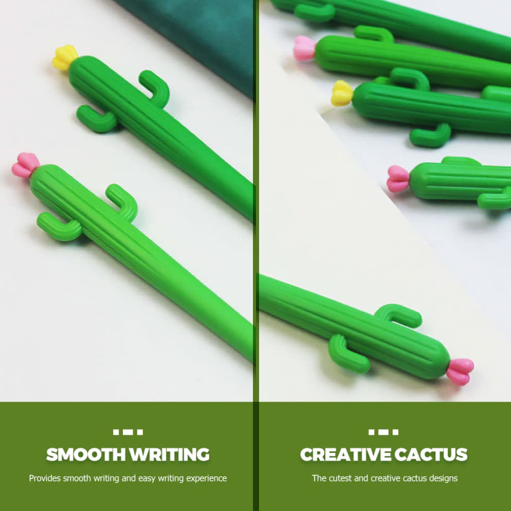 NUOBESTY Penne Gel Cactus 25 Pezzi in Argilla Polimerica per Studenti