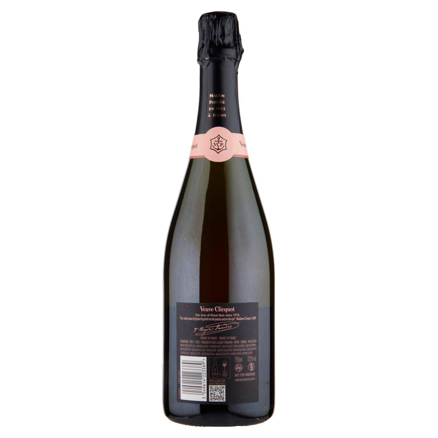 Veuve Clicquot - Champagne rosé Brut 0,75L