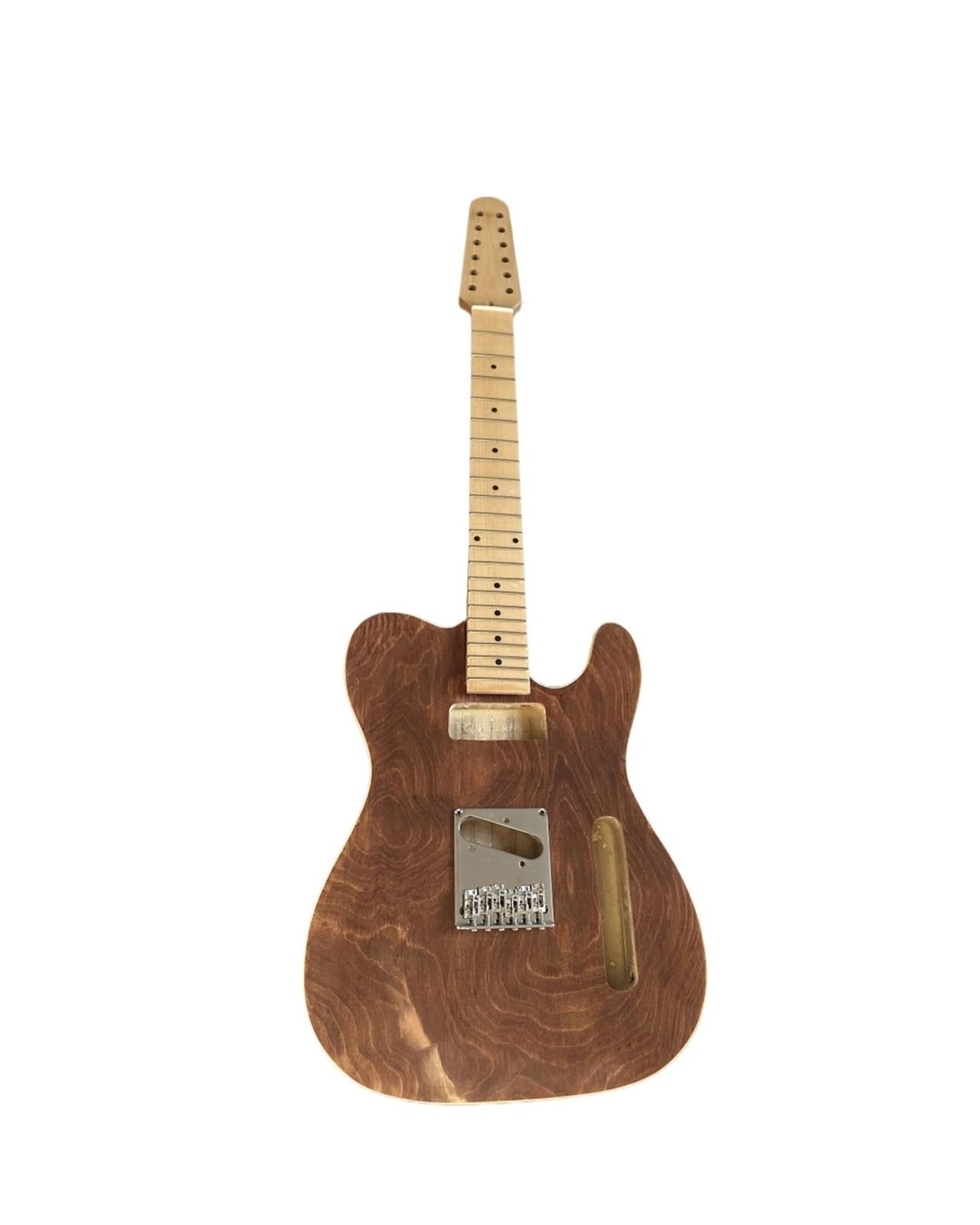 Corpo e manico for chitarra elettrica da 40 pollici a 12 corde con ponte Parti for chitarra fai-da-te Manico in acero con botte di Paulownia necessario farlo da soli