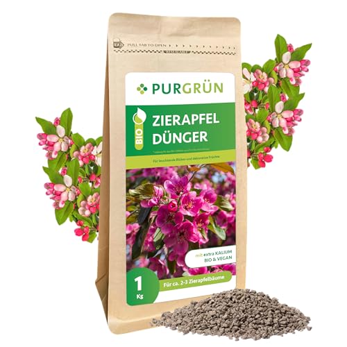 Purgrün® Bio-Zierapfel-Dünger 1 kg – Erhöhte...