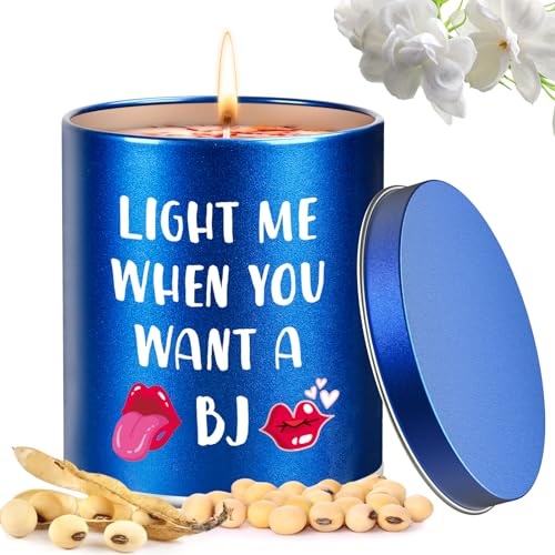 Valentines Candles Gifts for Him Men, 9OZ Scented Candles, Mens Valentines Gifts for Boyfriend Husband from Girlfriend Wife, Anniversary Presents for Him Men on Birthday Anniversary Christmas