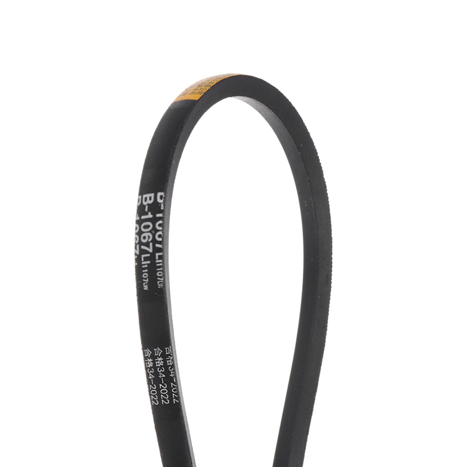 sourcing map 2 Stück B-1067 Keilriemen Antriebsriemen 1067mm Innenumfang Zahnriemen Flachriemen Gummi für Kraftübertragung