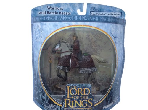 LOTR, King Theoden on Horseback, Warriors and Battle Beasts, Battle Scale Figure, Armies of Middle-earth