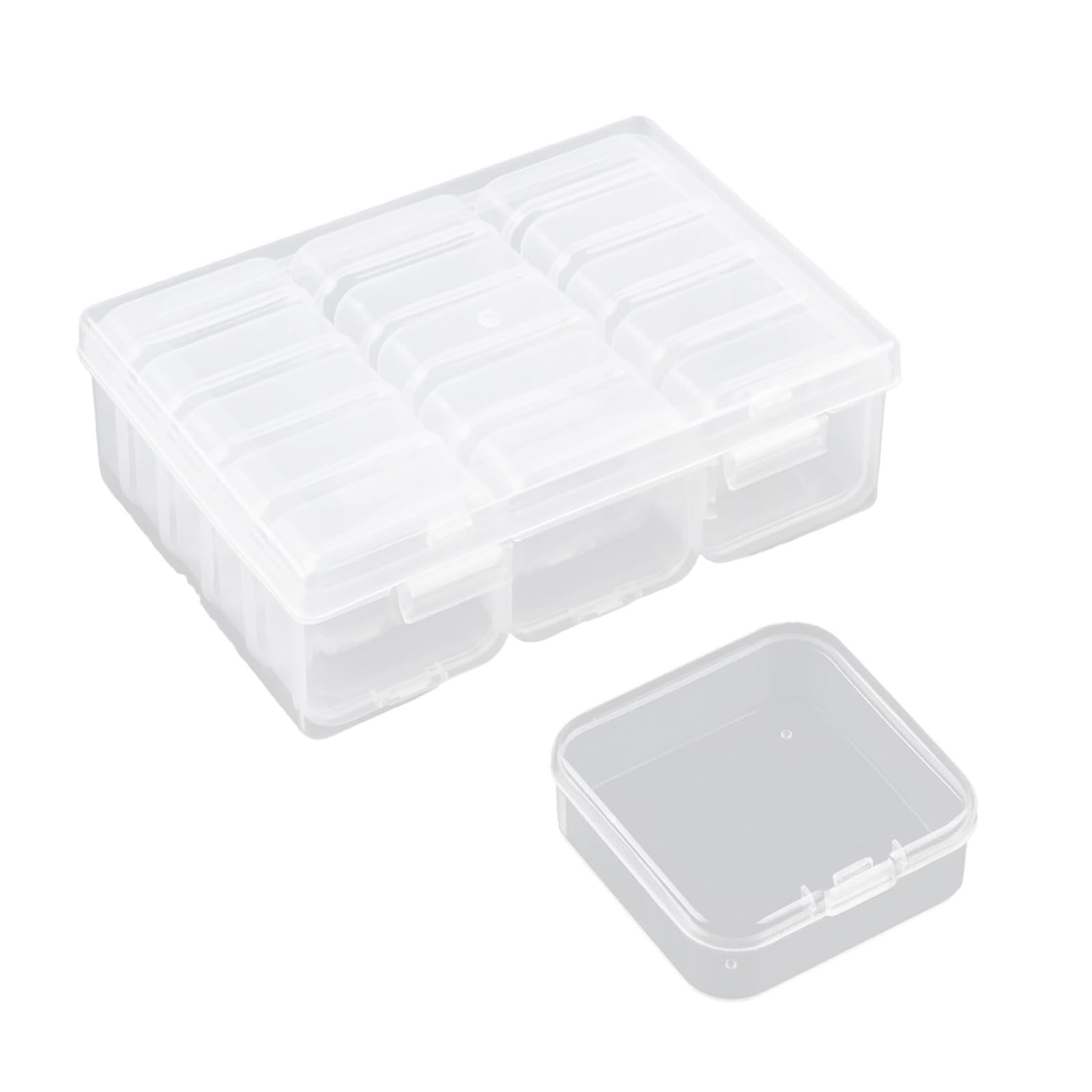 Nucelit Multipurpose Bobbin Storage Container PP Holder Box Sewing Accessory Easy to Use for Quick Selection Household PP Bobbins Holder Box