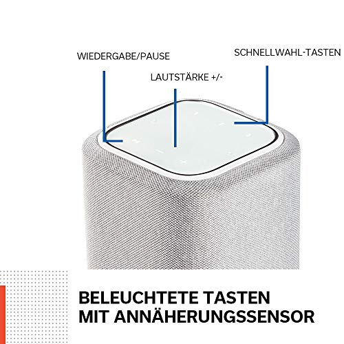 Denon Home 150 Multiroom-Lautsprecher, HiFi Lautsprecher mit HEOS Built-in, Alexa integriert, WLAN, Bluetooth, USB, AirPlay 2, Hi-Res Audio, weiß – Bild 5